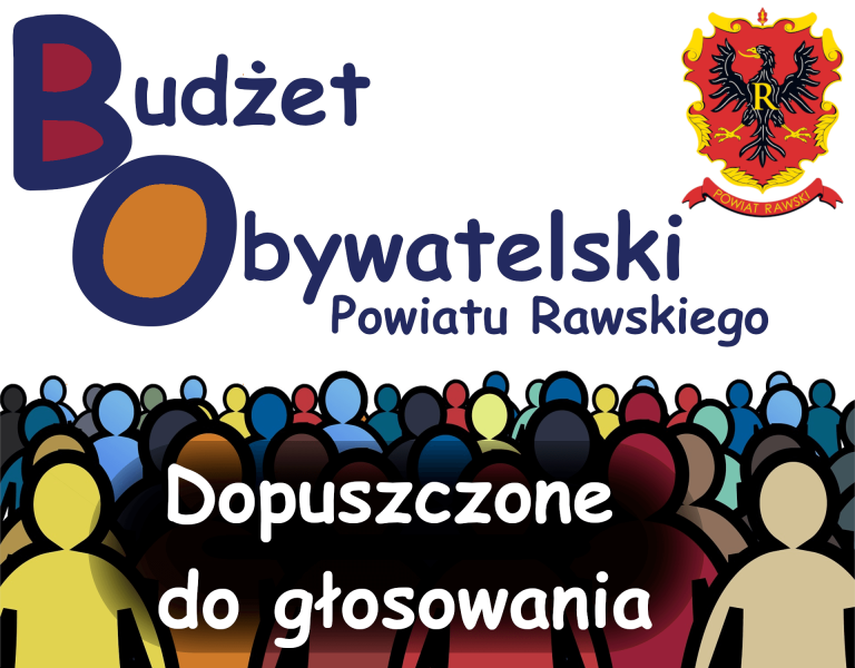 Informacja Zarządu Powiatu Rawskiego o liście zadań dopuszczonych pod głosowanie w ramach Budżetu Obywatelskiego Powiatu Rawskiego w roku 2023