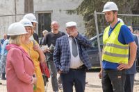 12 - na placu budowy m. in.   M. Charążka, K. Kowalska, M. Rosa