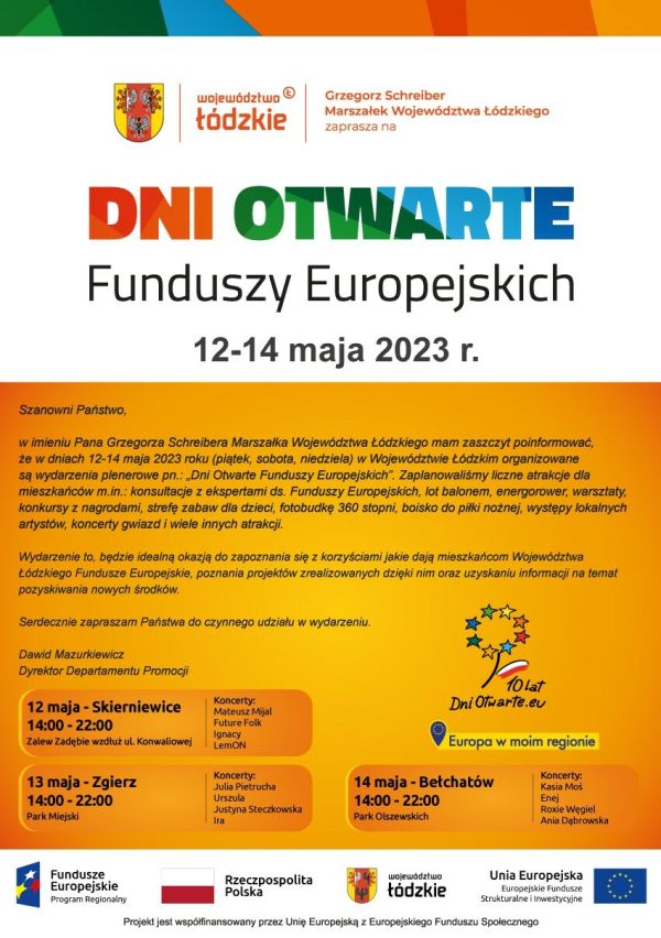 Dni Otwarte Funduszy Europejskich
