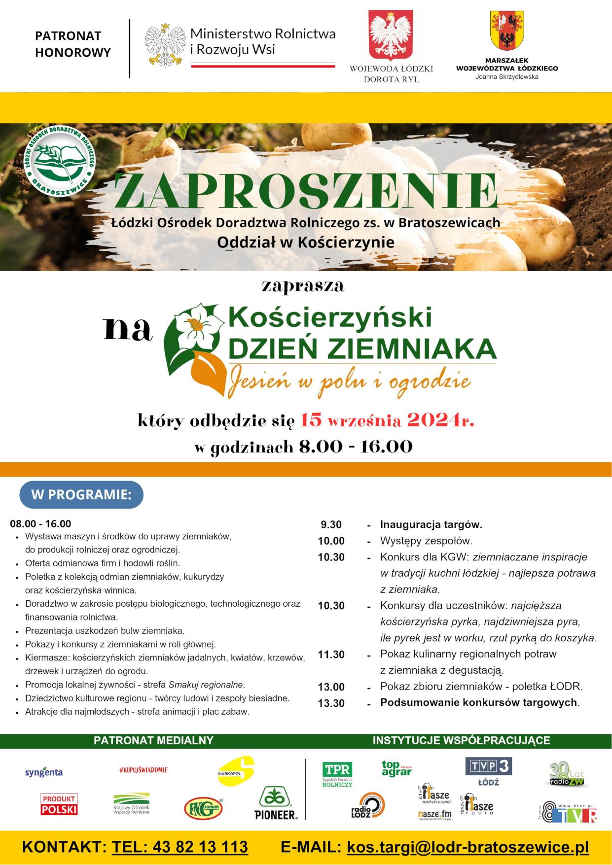 ZAPROSZENIE - Kościerzyński DZIEŃ ZIEMNIAKA - Jesień w polu i ogrodzie_gal