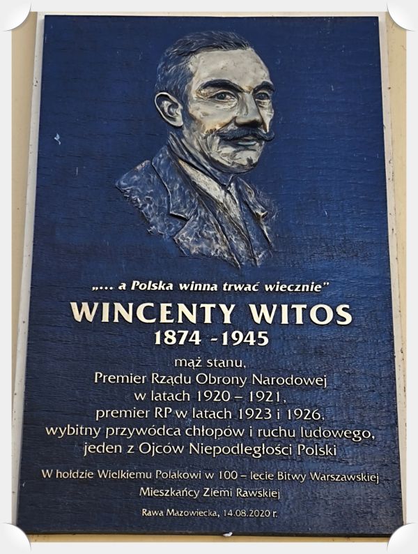 Wincenty Witos - tablica pamiątkowa