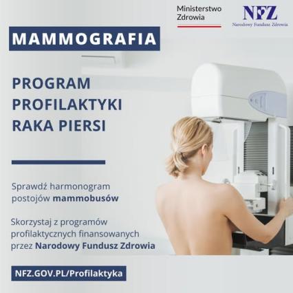 Łódzki NFZ serdecznie zaprasza na bezpłatną mammografię w mammobusie