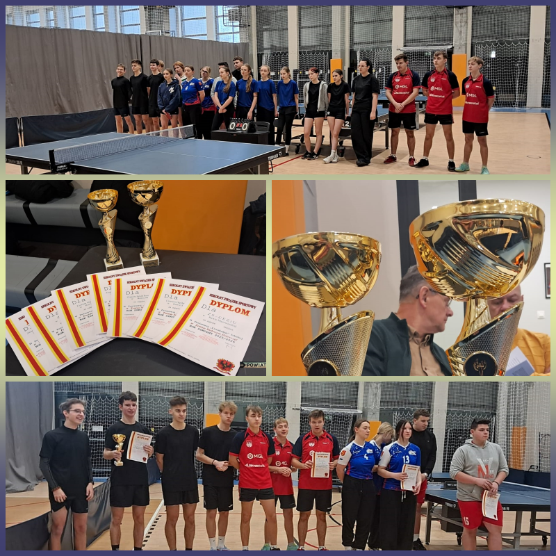 Komunikat Końcowy Powiatowej „Licealiady” Szkolnej W Tenisie Stołowym Dziewcząt i Chłopców