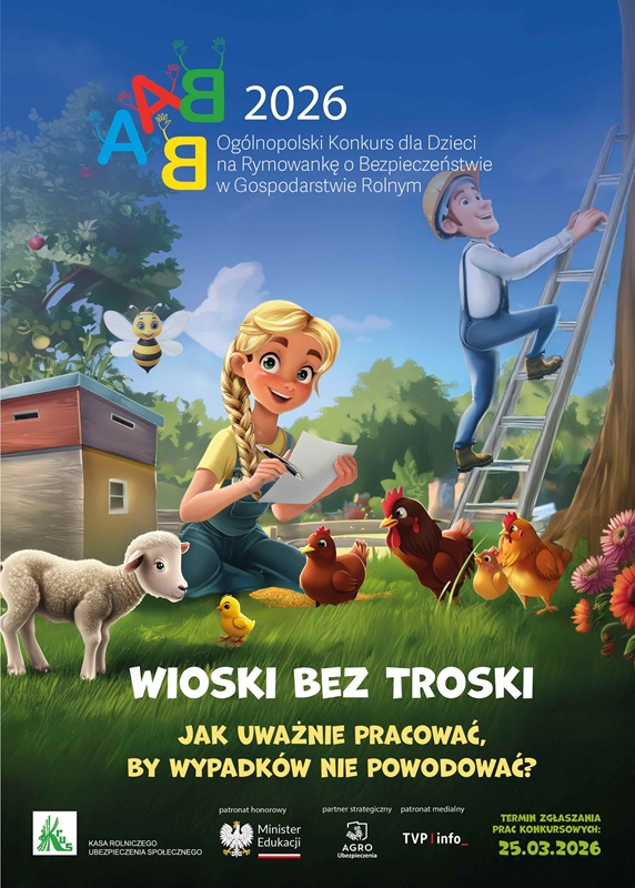 Konkurs KRUS dla dzieci – „Wioski bez troski”