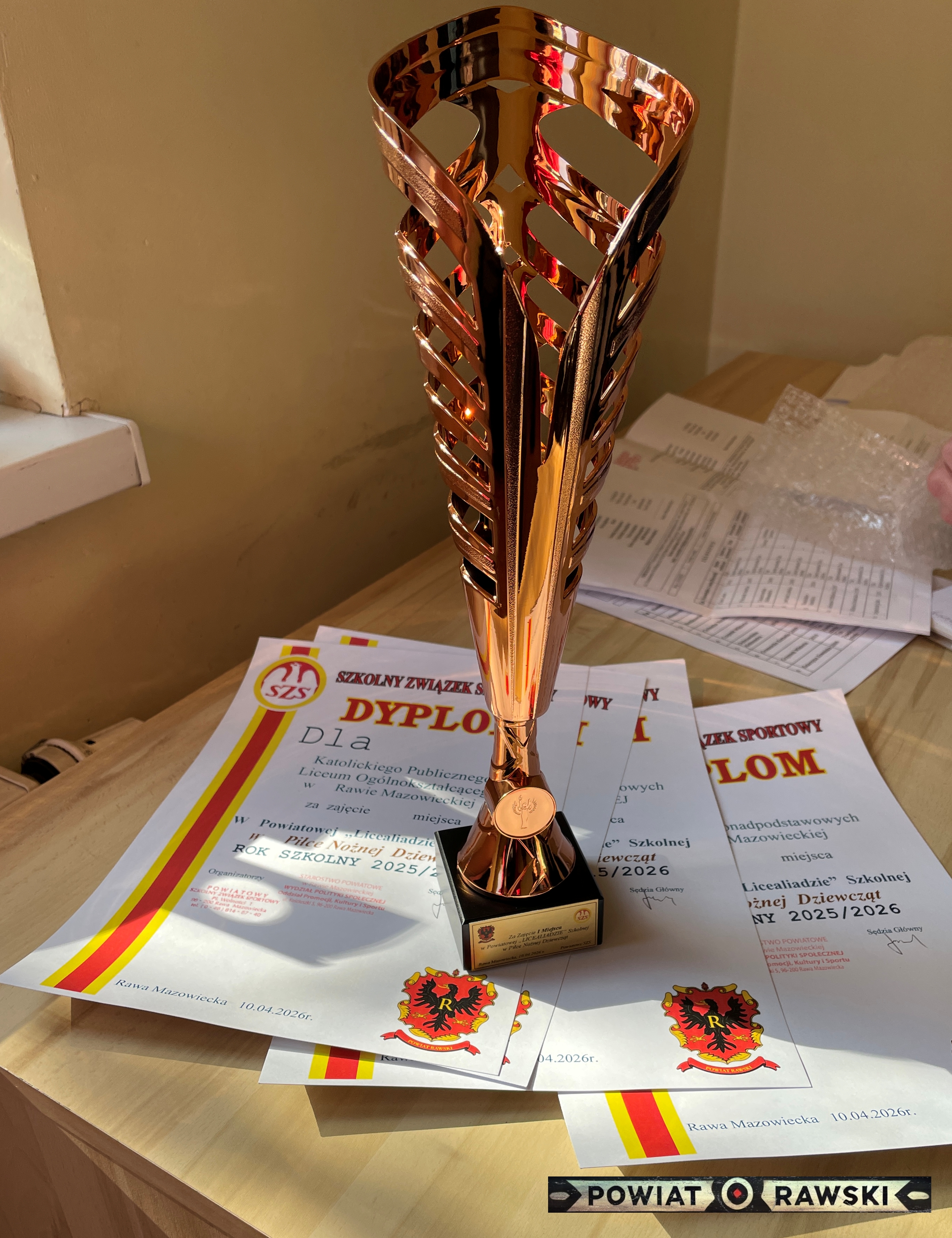 Komunikat Końcowy Powiatowej „Licealiady” Szkolnej W Piłce Nożnej Dziewcząt